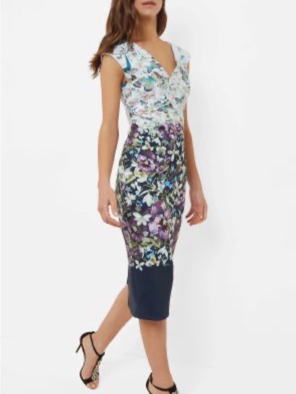 Ted Baker London Enchantment Body Tiha Floral Print Sheath Dress